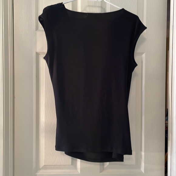 NWT Michael Kors drape front sleeveless top - Picture 2 of 2